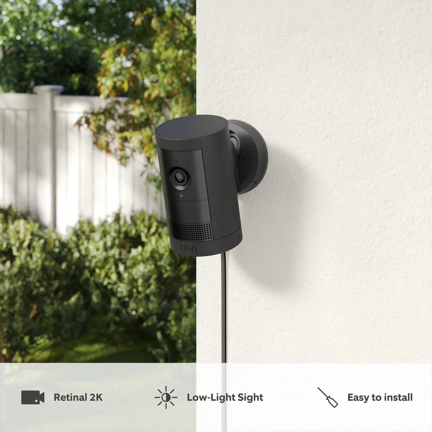 2-Pack Outdoor Camera Plus Plug-in (Featuring 2K Video with Ring Vision) - Image 8
