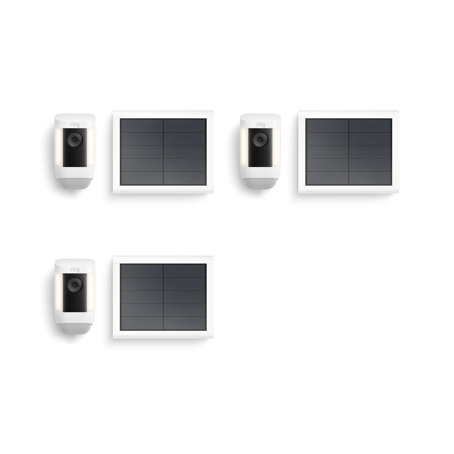 3-Pack Spotlight Cam Pro Solar