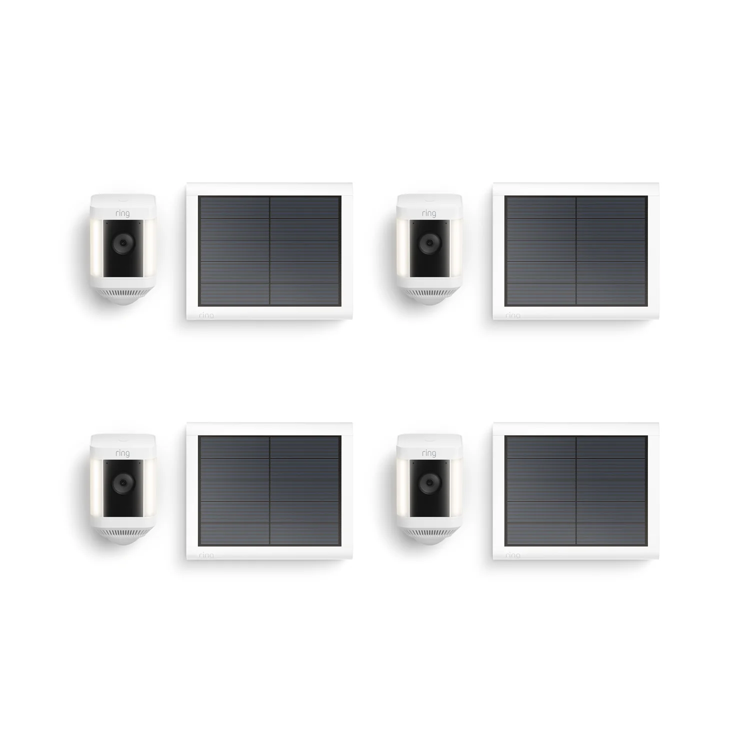 4-Pack Spotlight Cam Plus Solar
