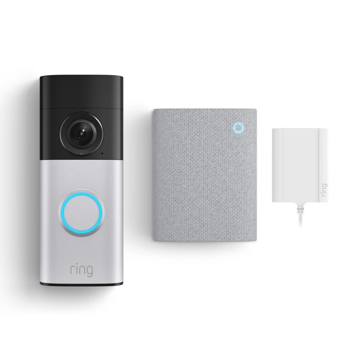 Wired Video Doorbell Plus with Plug-in Adaptor + Chime (3rd Gen)